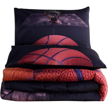 Btargot Basketball Fire Court Comforter Sets Twin for Boys Teens,3D Sports Bedding,Soft Microfiber Reversible Quilt with 2 Matching Pillow Shams Btargot Basketball Fire Court Comforter Sets Twin for Boys Teens,3D Sports Bedding,Soft Microfiber Reversible Quilt with 2 Matching Pillow Shams